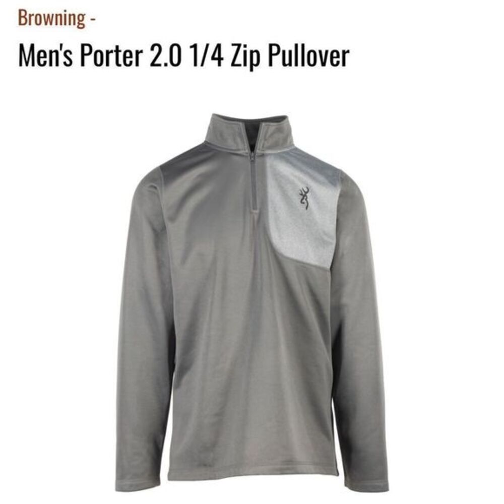 Browning Men's Porter 2.0 1/4 Zip Pullover